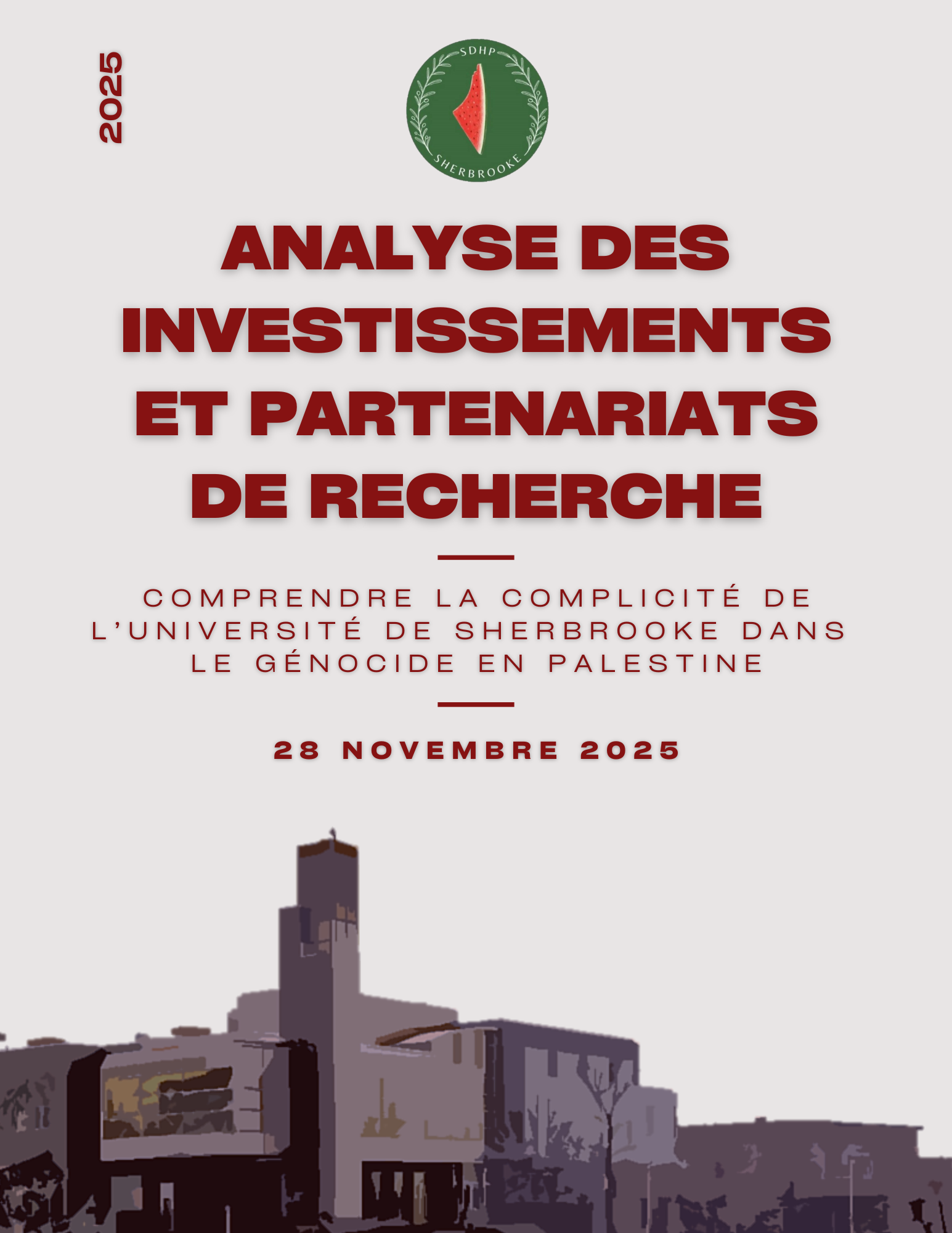 Première page du rapport